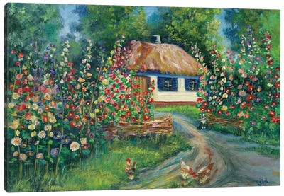 Rural House Canvas Art Print - Viktoriya Filipchenko