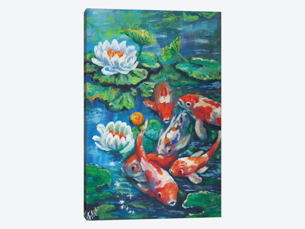 Koi Fish by Viktoriya Filipchenko 1-piece Canvas Print