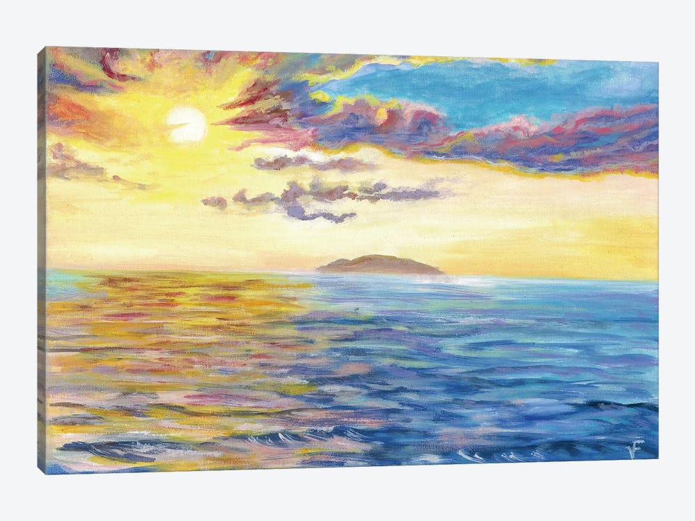 Warm Sunset by Viktoriya Filipchenko 1-piece Canvas Artwork