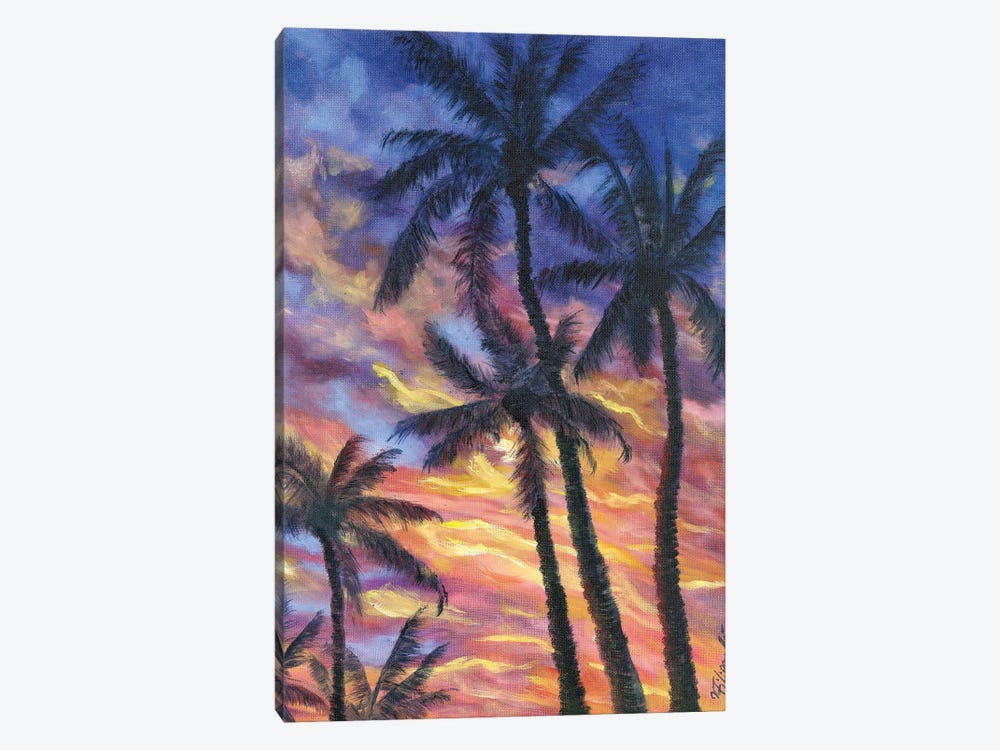 Hawaii Tropical Sunset by Viktoriya Filipchenko 1-piece Art Print