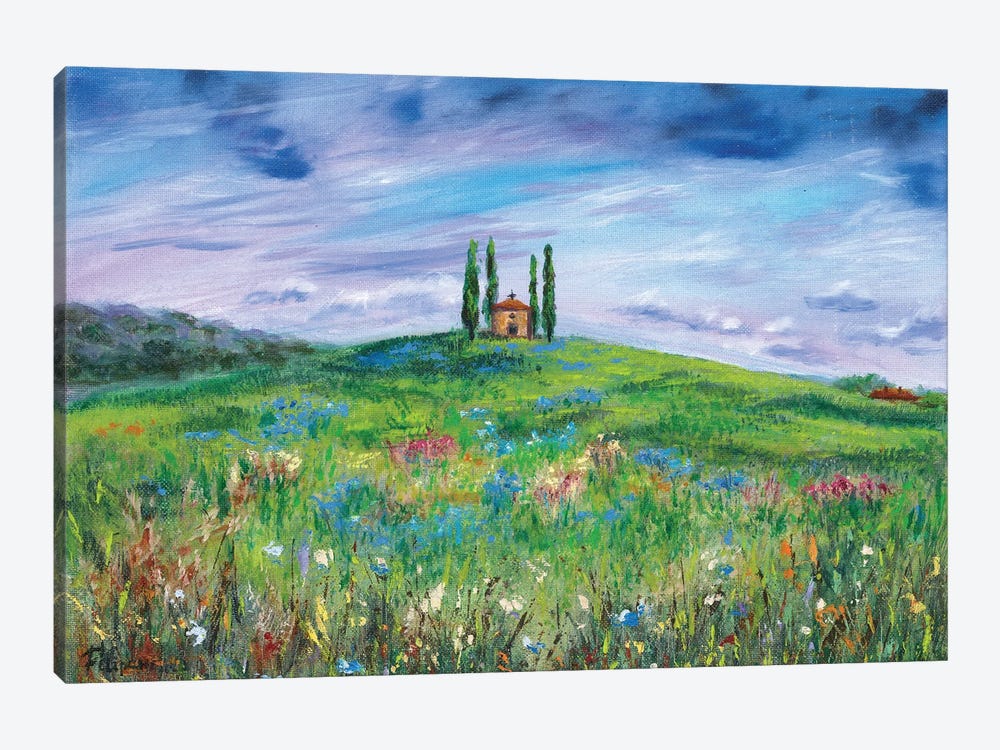 Tuscany Meadow by Viktoriya Filipchenko 1-piece Canvas Art