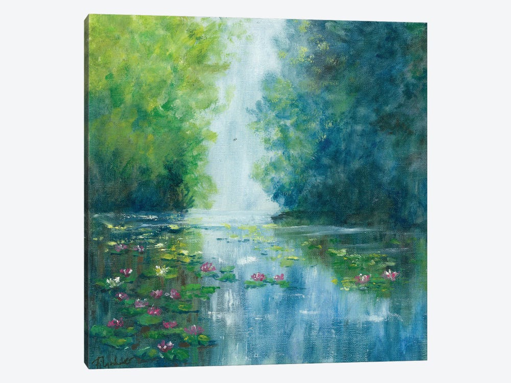 Pond Lily Water by Viktoriya Filipchenko 1-piece Canvas Art
