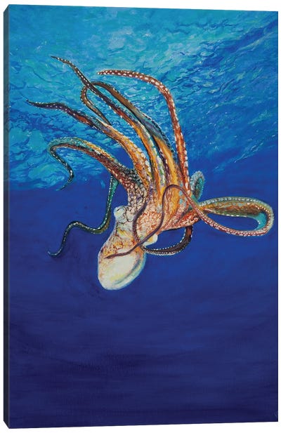 The Octopus Canvas Art Print - Viktoriya Filipchenko