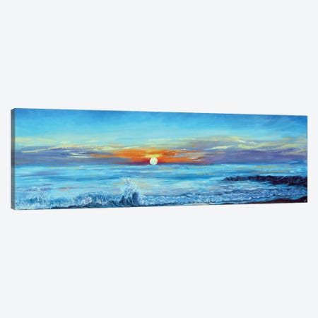Sunrise Seascape Canvas Print #VFP34} by Viktoriya Filipchenko Canvas Art Print