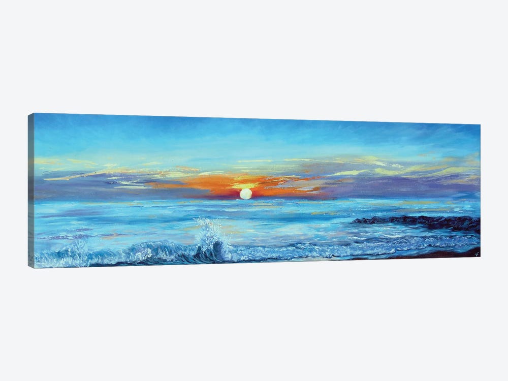 Sunrise Seascape by Viktoriya Filipchenko 1-piece Canvas Art Print