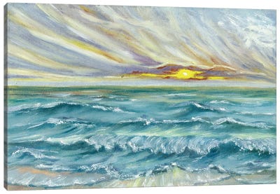 Californian Ocean Canvas Art Print - Viktoriya Filipchenko
