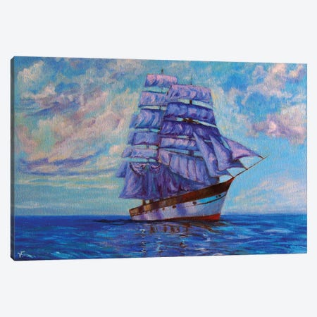 The Ship Canvas Print #VFP52} by Viktoriya Filipchenko Canvas Artwork