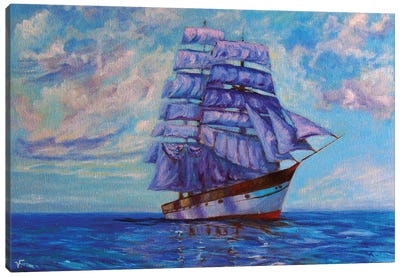 The Ship Canvas Art Print - Viktoriya Filipchenko