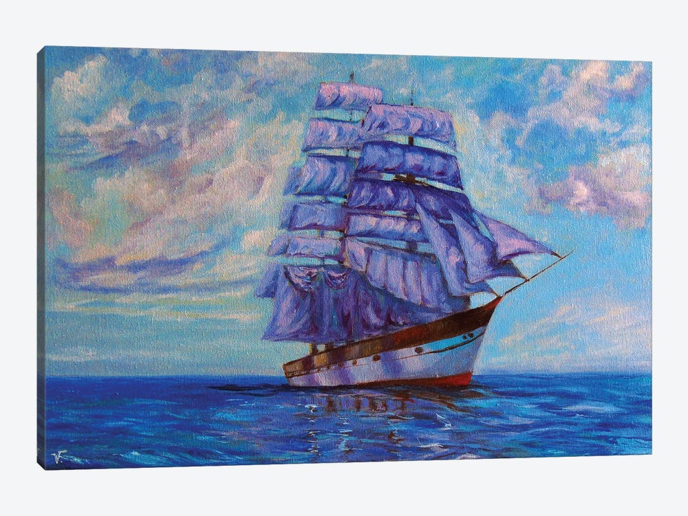 The Ship by Viktoriya Filipchenko 1-piece Canvas Print