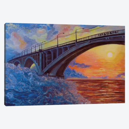 The Bridge Canvas Print #VFP56} by Viktoriya Filipchenko Canvas Print