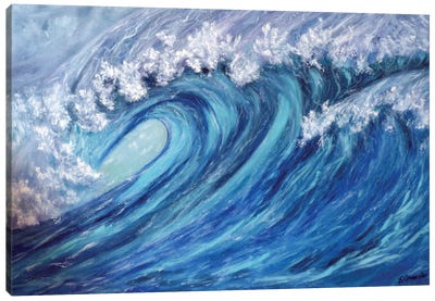 The Wave Canvas Art Print - Viktoriya Filipchenko