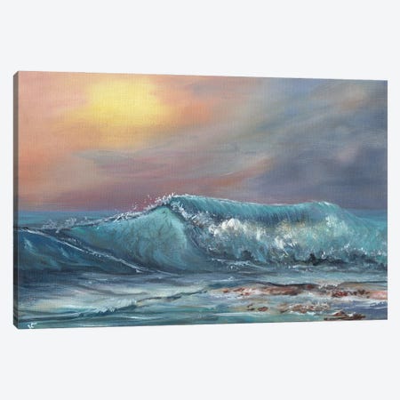 Sea Beautiful Sunset Canvas Print #VFP6} by Viktoriya Filipchenko Canvas Artwork