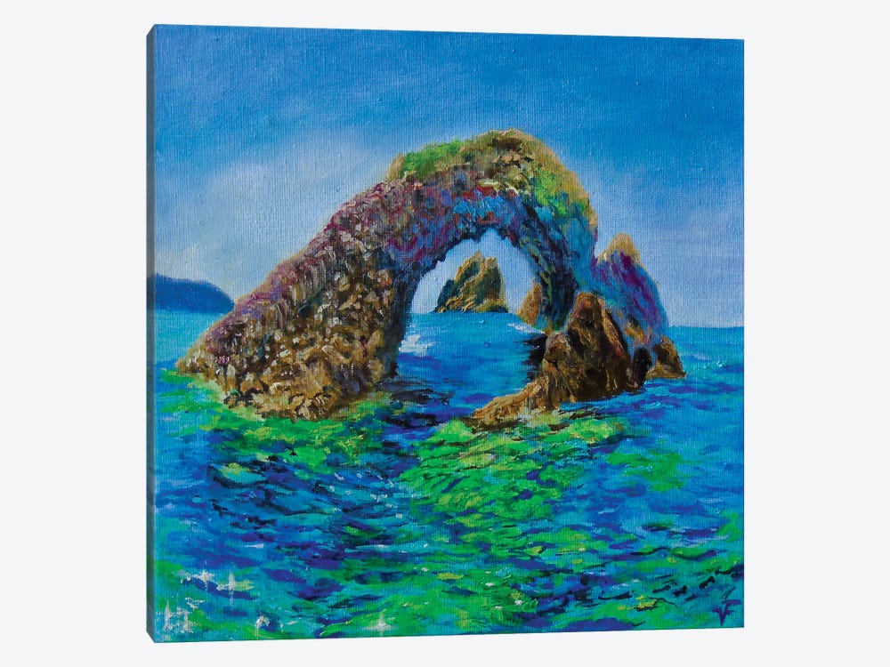 The Rock In Sea by Viktoriya Filipchenko 1-piece Canvas Art Print