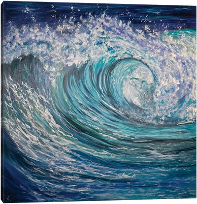 The Huge Ocean Wave Canvas Art Print - Viktoriya Filipchenko