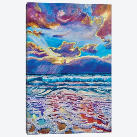 Colored Sunset Canvas Print #VFP86} by Viktoriya Filipchenko Canvas Art