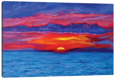 Red Sky Canvas Art Print - Viktoriya Filipchenko