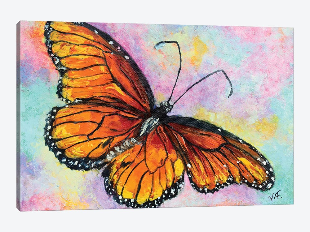 Butterfly Orange by Viktoriya Filipchenko 1-piece Art Print