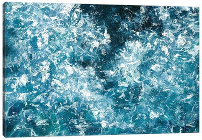 Sea Foam Canvas Art Print - Viktoriya Filipchenko