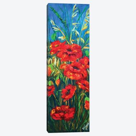 Red Poppy Canvas Print #VFP96} by Viktoriya Filipchenko Canvas Art Print