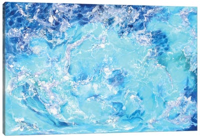 Ocean Foam Canvas Art Print - Viktoriya Filipchenko