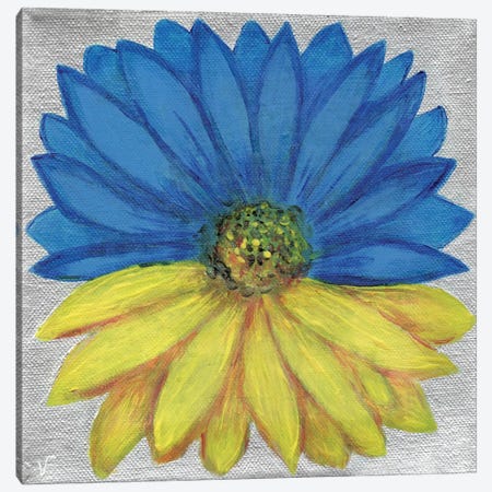 Ukrainian Daisy Flower Canvas Print #VFP9} by Viktoriya Filipchenko Canvas Print