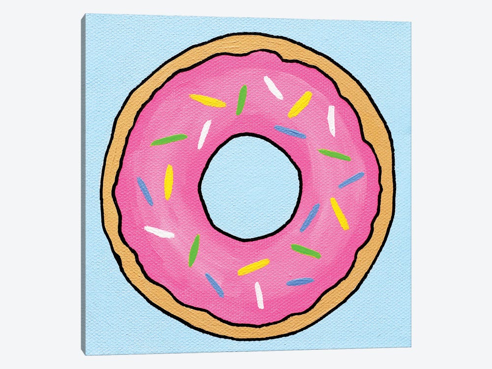 Donut by Ian Viggars 1-piece Canvas Art