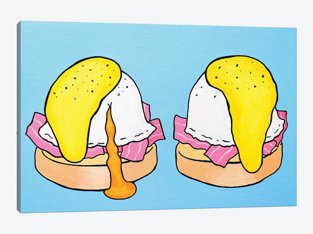 Eggs Benedict by Ian Viggars 1-piece Canvas Wall Art