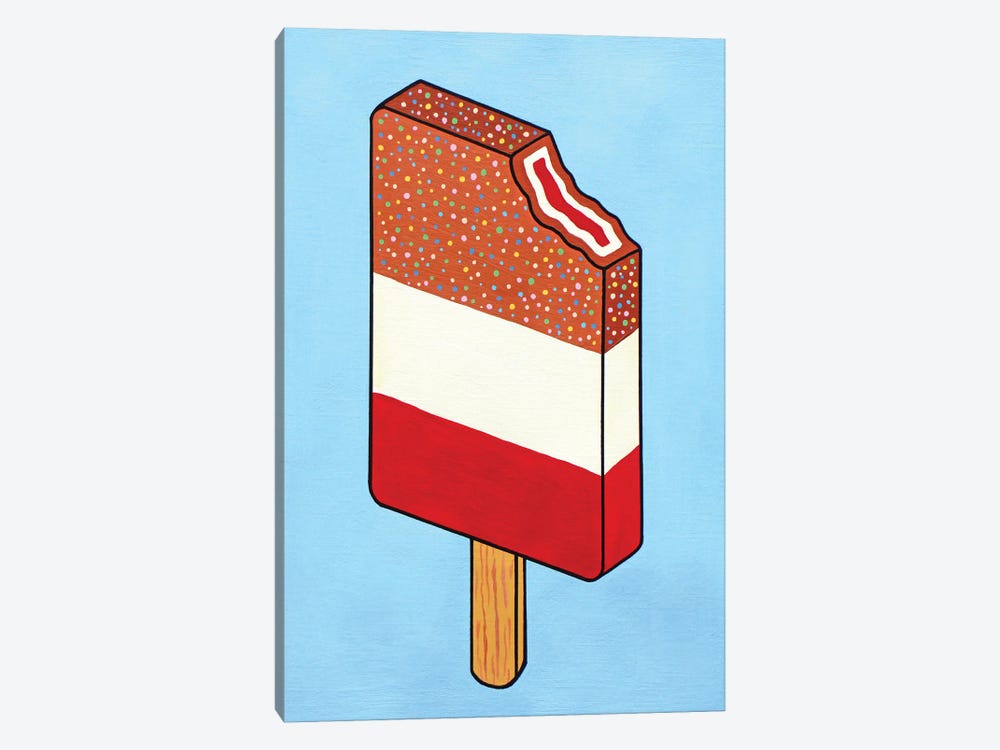 Fab Lolly 3D With Bite by Ian Viggars 1-piece Art Print