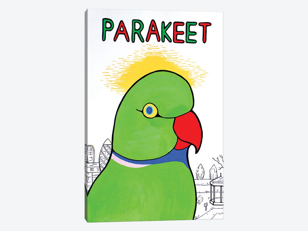 Parakeet by Ian Viggars 1-piece Canvas Art