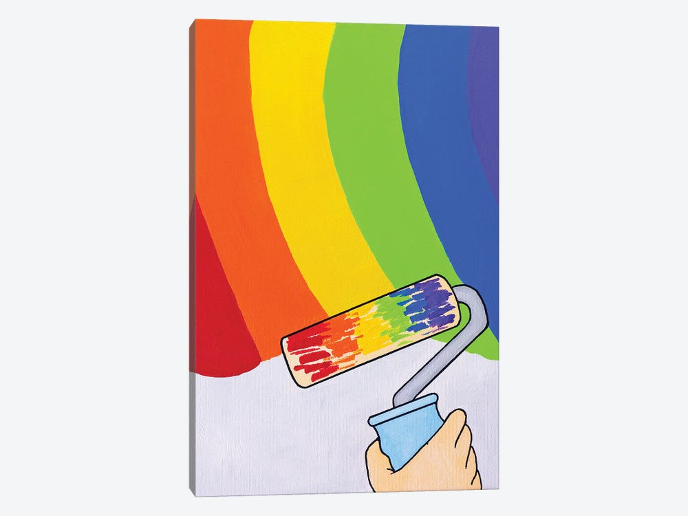 Paint A Rainbow I by Ian Viggars 1-piece Art Print