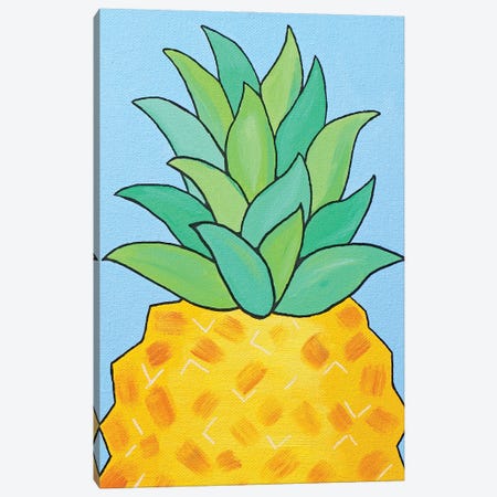Pineapple Canvas Print #VGG39} by Ian Viggars Canvas Wall Art