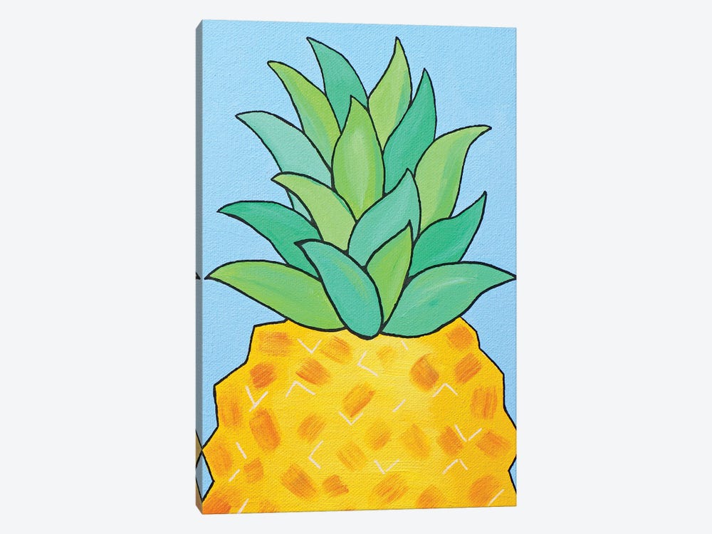 Pineapple by Ian Viggars 1-piece Canvas Artwork