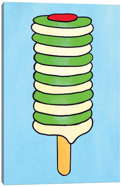 Twister Ice Lolly Canvas Art Print - Ian Viggars