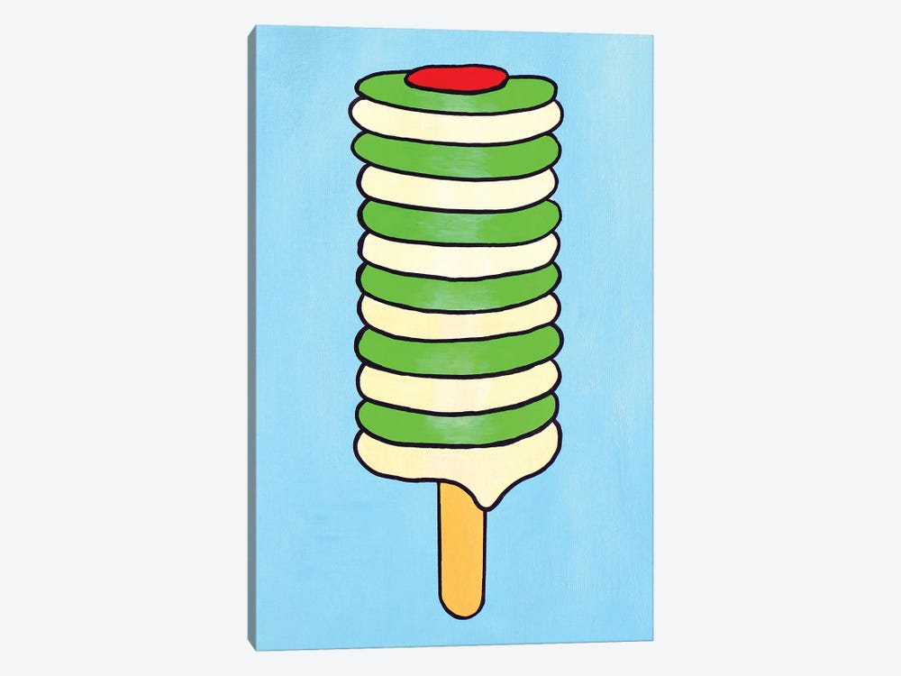 Twister Ice Lolly by Ian Viggars 1-piece Canvas Art