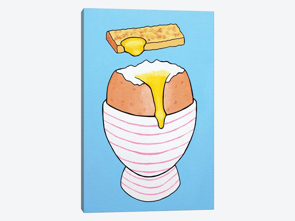 Boiled Egg And Soldiers by Ian Viggars 1-piece Canvas Wall Art