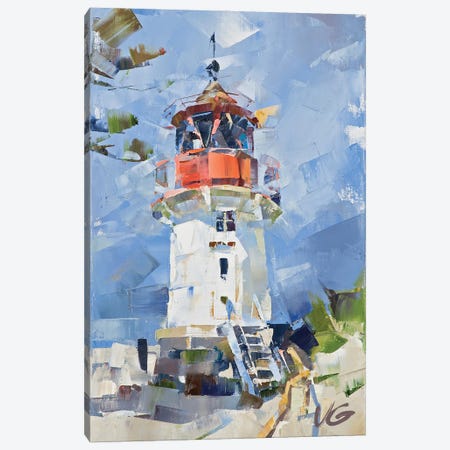Hellen Lighthouse Canvas Print #VGH11} by Volodymyr Glukhomanyuk Canvas Print