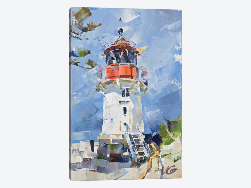 Hellen Lighthouse by Volodymyr Glukhomanyuk 1-piece Canvas Art