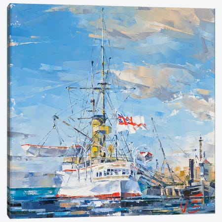 HMS Orlando I Canvas Print #VGH12} by Volodymyr Glukhomanyuk Canvas Art Print