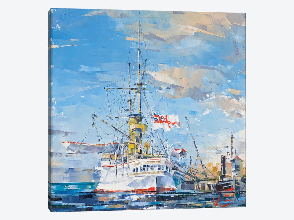 HMS Orlando I by Volodymyr Glukhomanyuk 1-piece Canvas Art Print