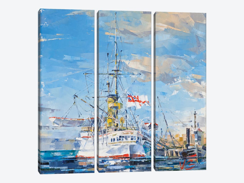 HMS Orlando I by Volodymyr Glukhomanyuk 3-piece Canvas Print