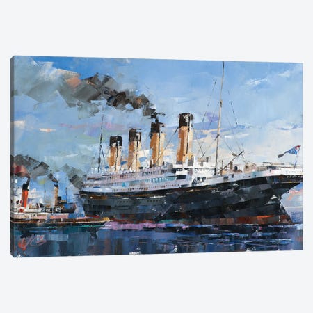 RMS Olympic Canvas Print #VGH20} by Volodymyr Glukhomanyuk Canvas Artwork