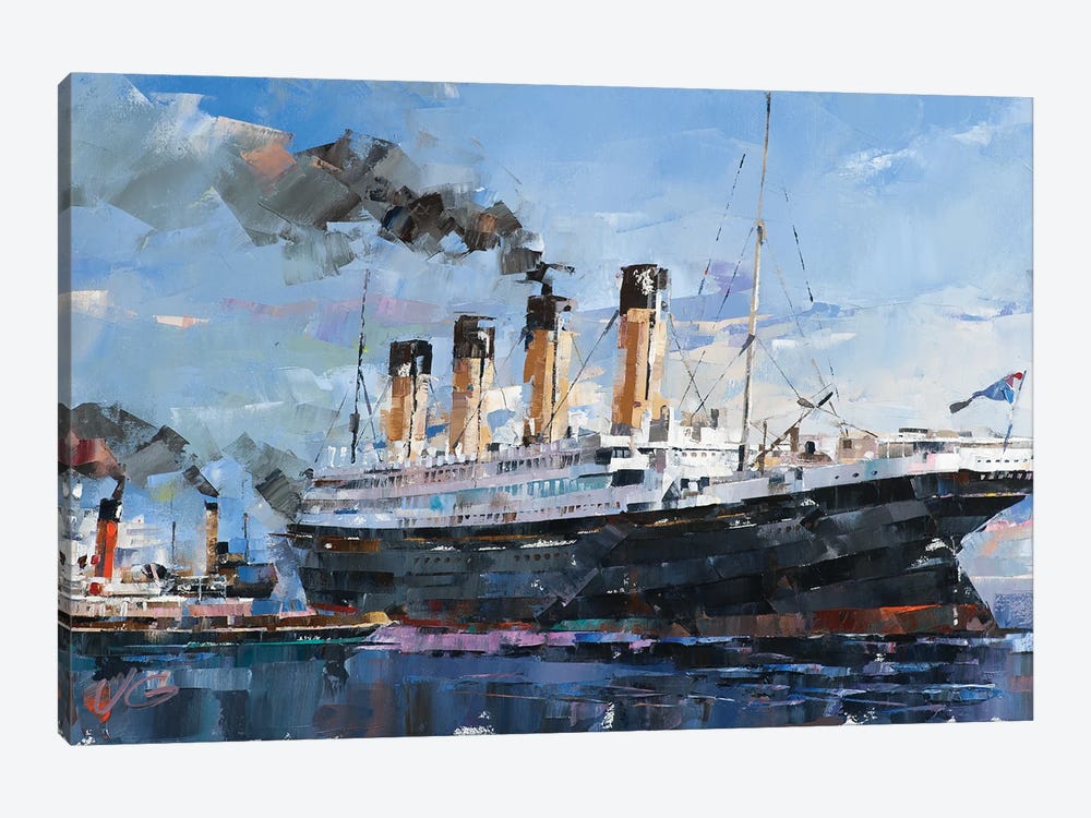 RMS Olympic by Volodymyr Glukhomanyuk 1-piece Canvas Artwork