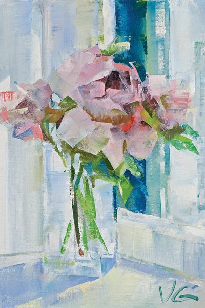 Fine Art Print: Still Life With Roses by Volodymyr Glukhomanyuk