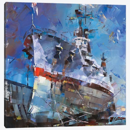 USS Texas Canvas Print #VGH30} by Volodymyr Glukhomanyuk Canvas Print