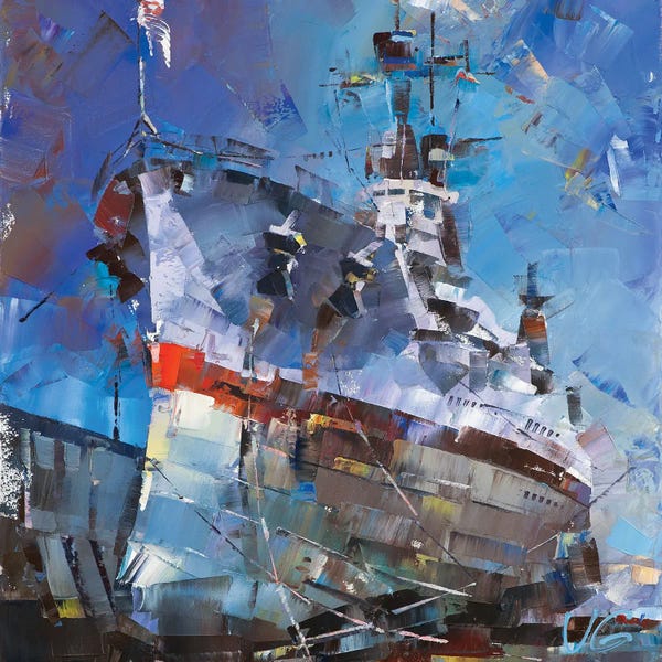 Volodymyr Glukhomanyuk: USS Texas by Volodymyr Glukhomanyuk