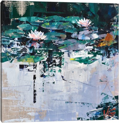 Water Lilies Nymphea Canvas Art Print - All Things Monet