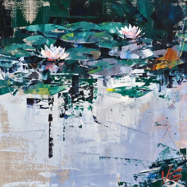 Lilies: Water Lilies Nymphea by Volodymyr Glukhomanyuk