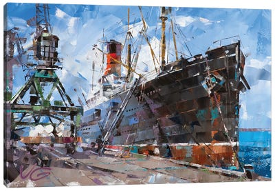 RMS Carpathia II Canvas Art Print - Jordy Blue