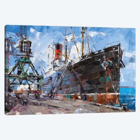 RMS Carpathia II Canvas Print #VGH33} by Volodymyr Glukhomanyuk Canvas Print