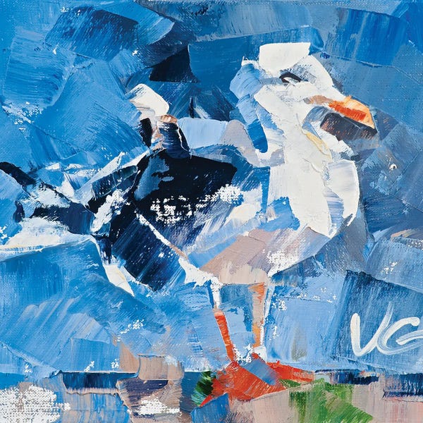 Volodymyr Glukhomanyuk: Bird's Bazaar V by Volodymyr Glukhomanyuk